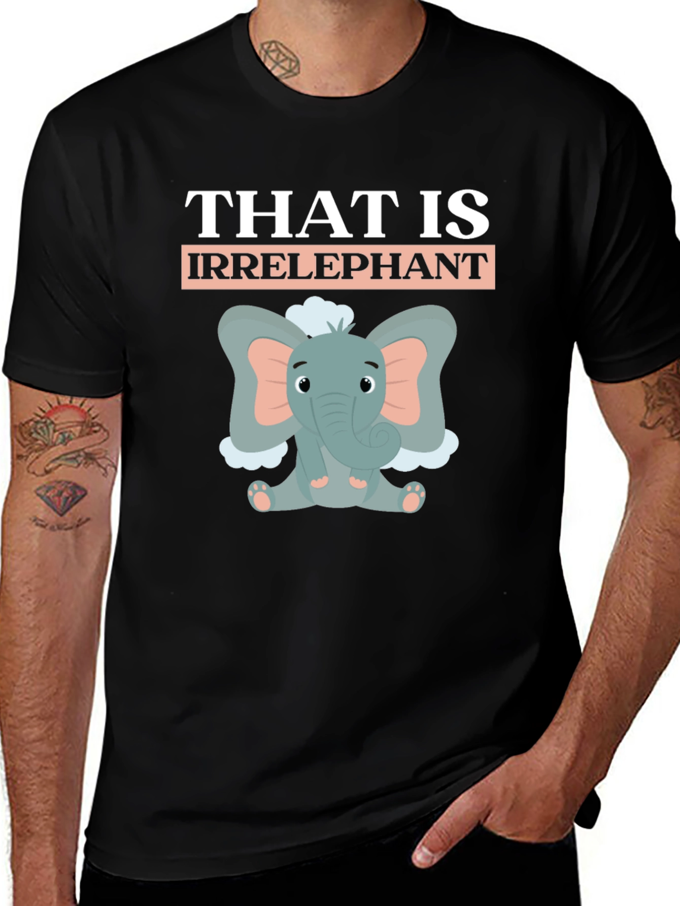 Irrelephant T-Shirt: Funny Elephant Design