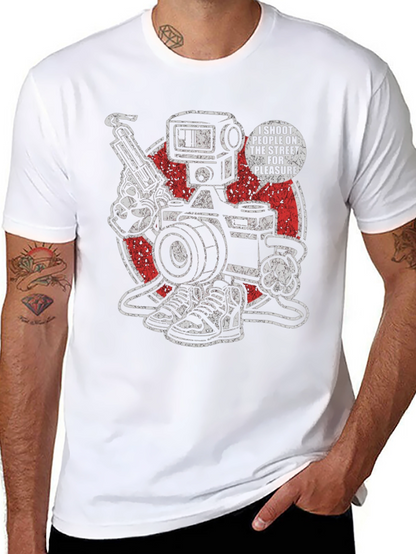 Edgy I Shoot People Graphic Tee