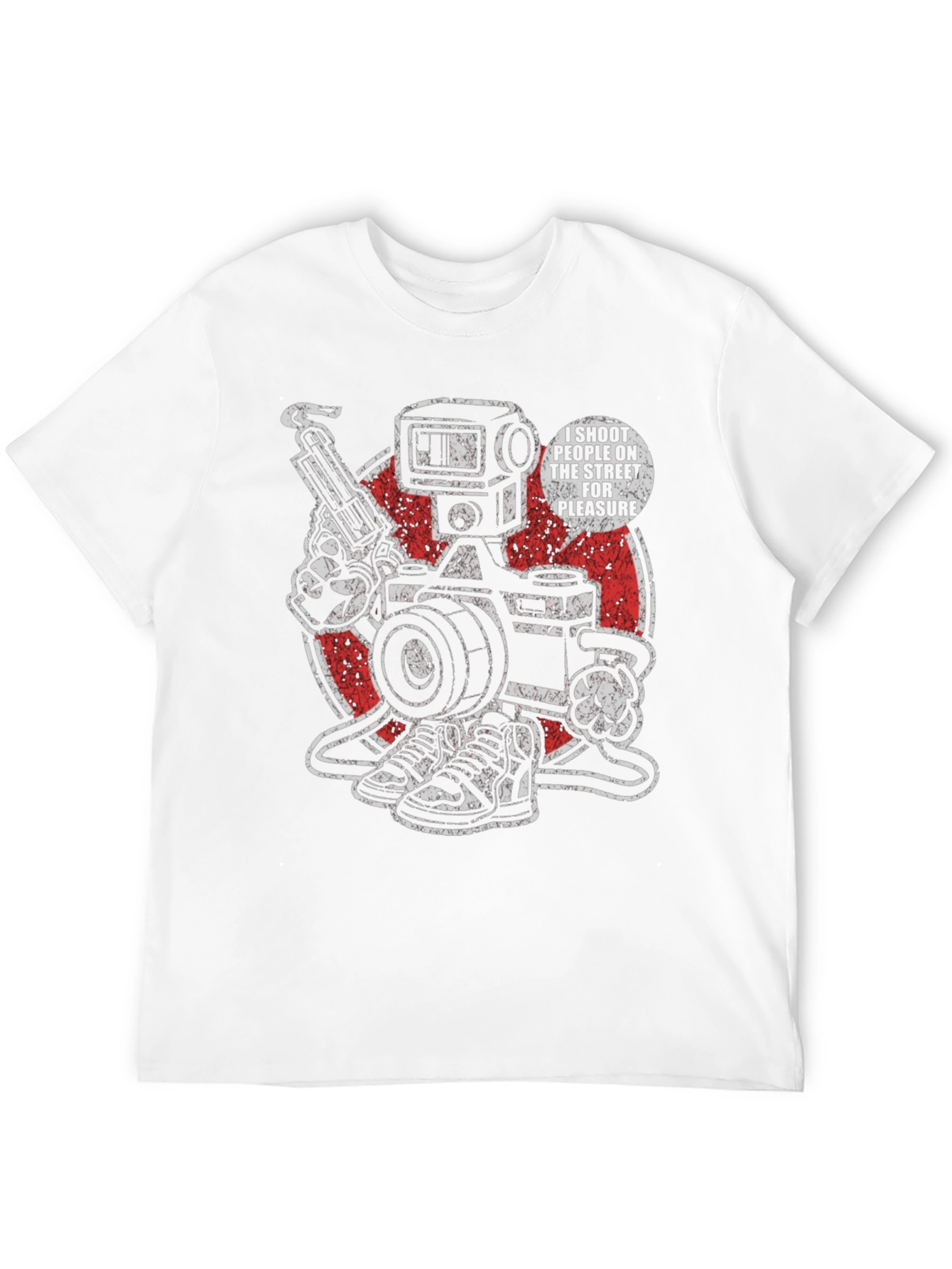 Edgy I Shoot People Graphic Tee