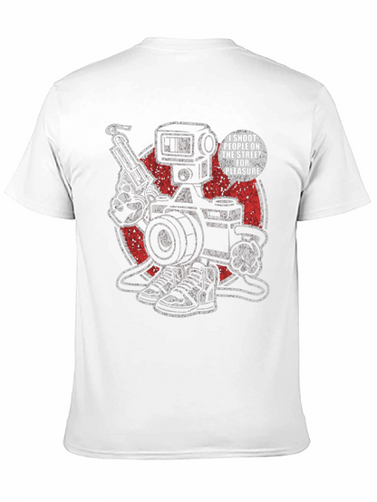 Edgy I Shoot People Graphic Tee