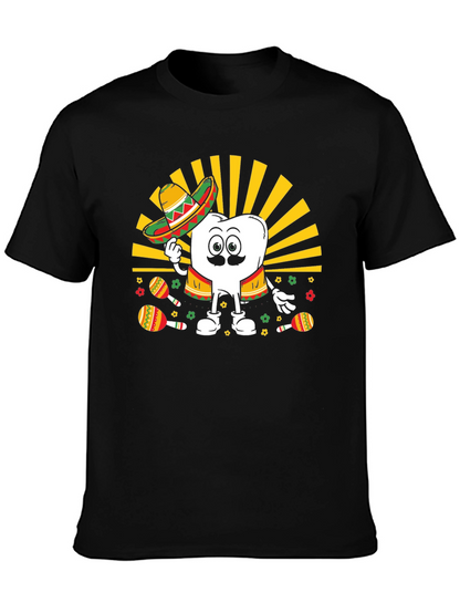 Cinco de Mayo Tooth Graphic T-Shirt