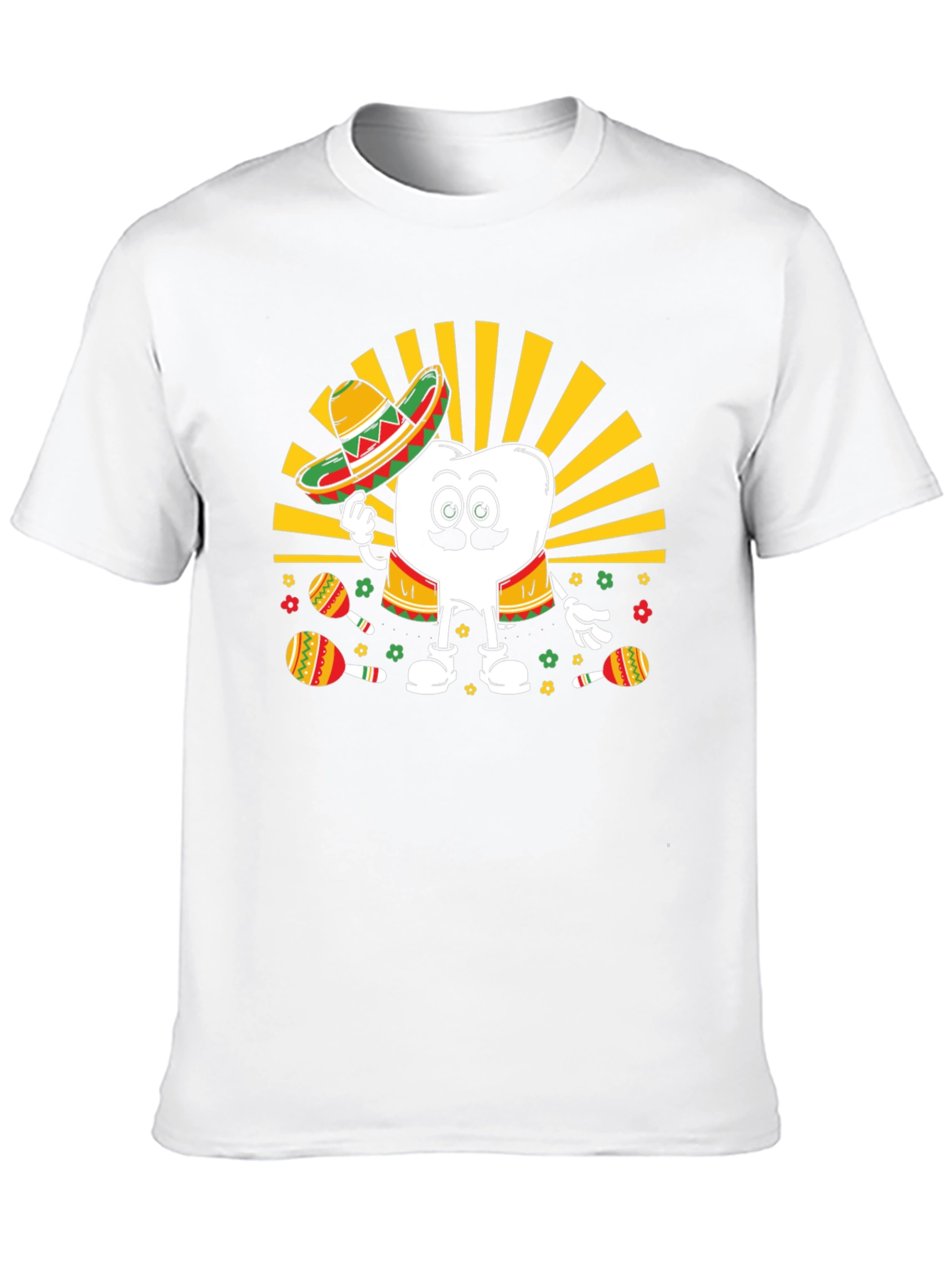 Cinco de Mayo Tooth Graphic T-Shirt