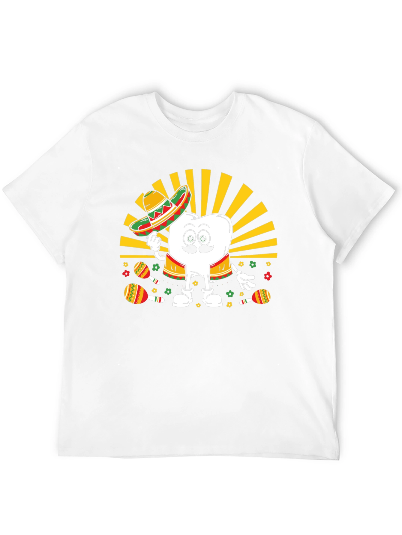 Cinco de Mayo Tooth Graphic T-Shirt