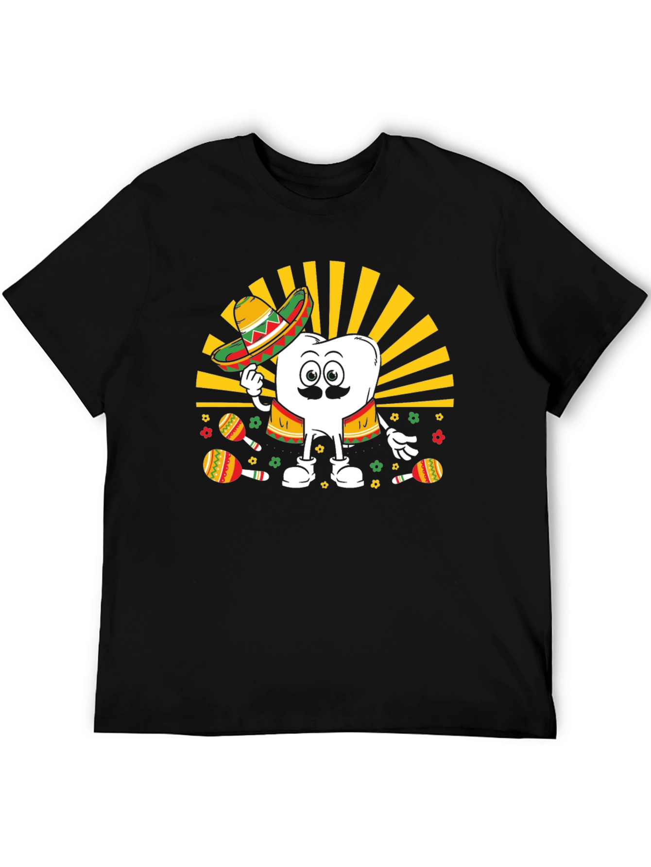 Cinco de Mayo Tooth Graphic T-Shirt