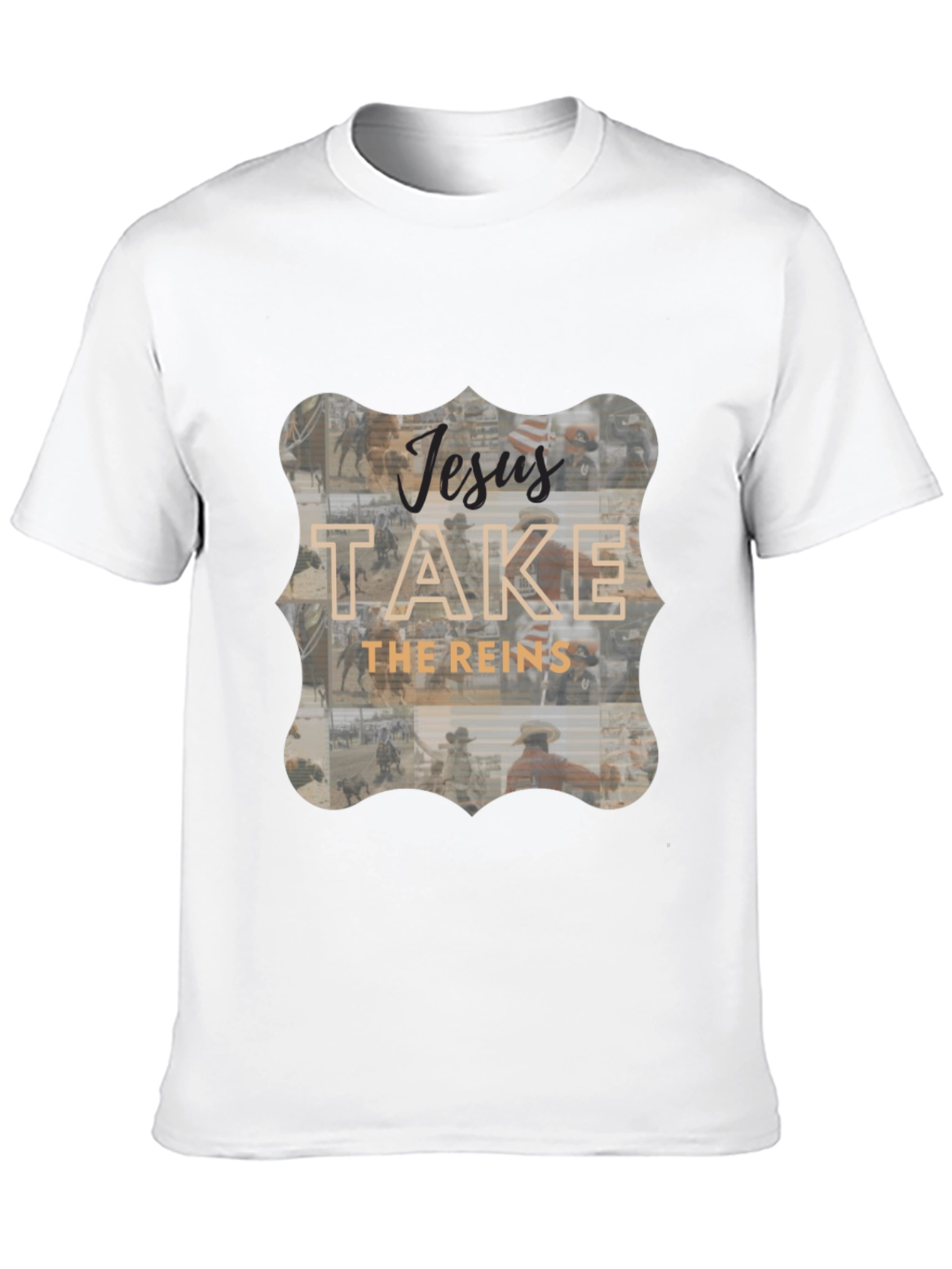 Jesus Take The Reins Graphic Tee