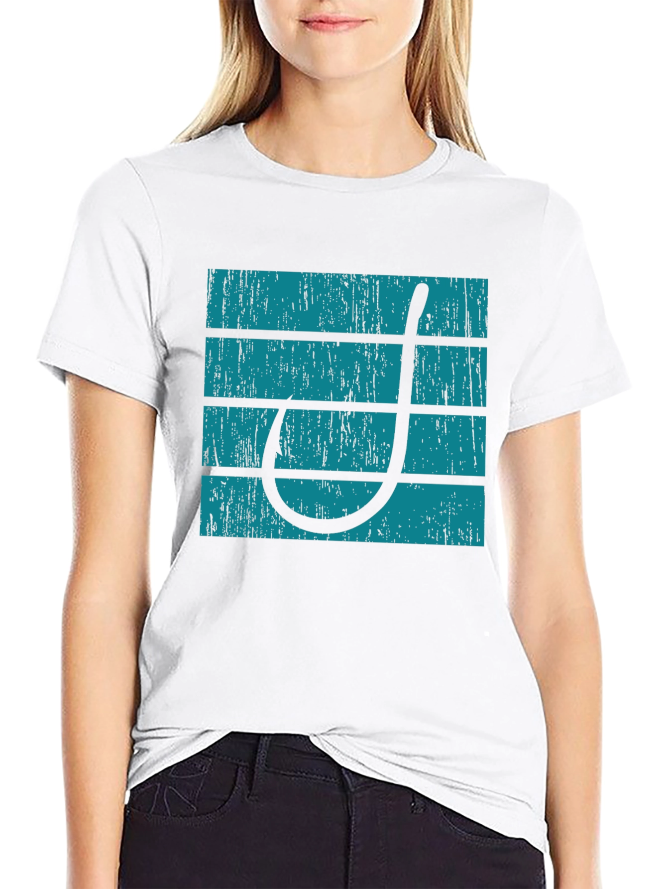 Fishing Hook Tee: Retro Style Anglers Choice