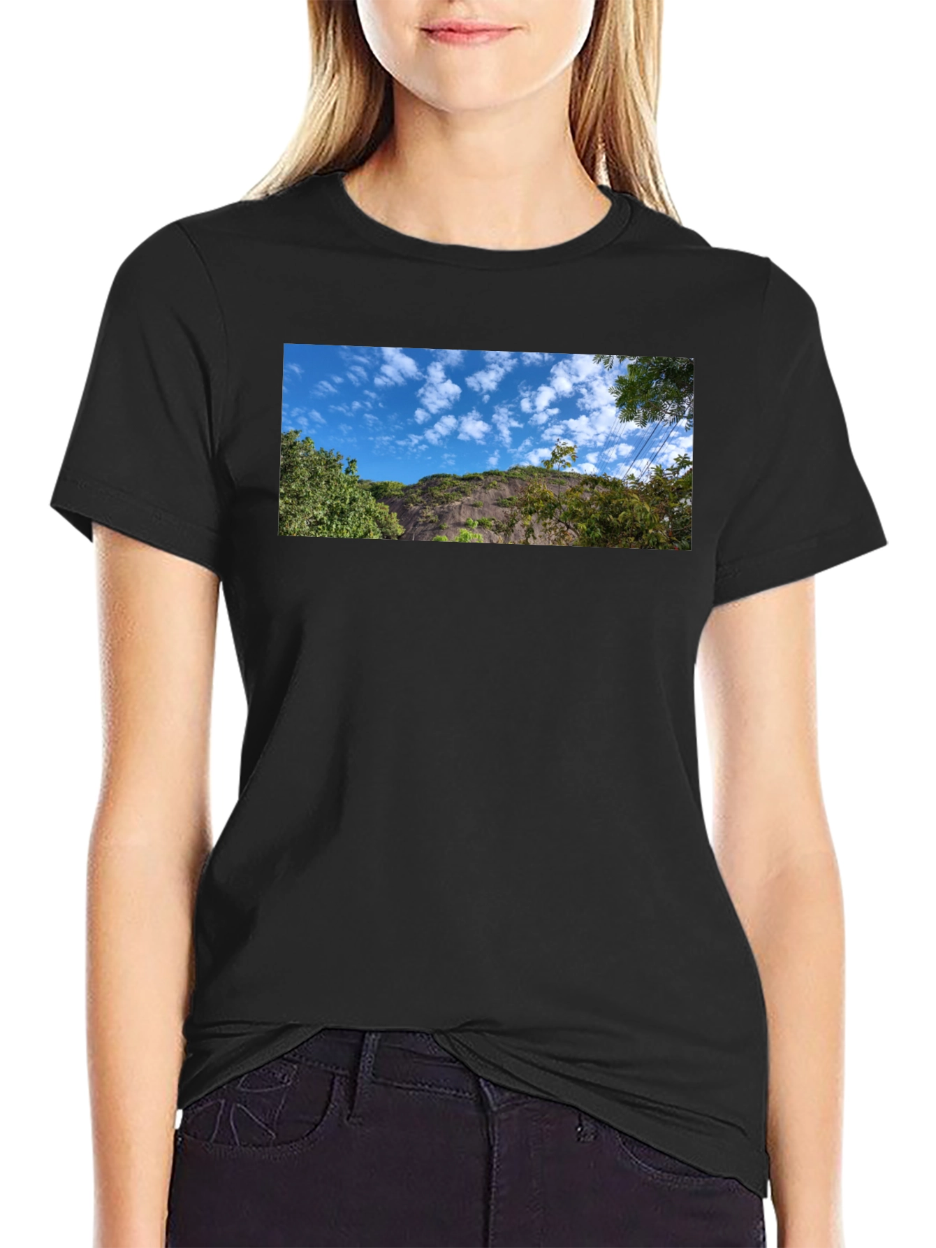 Nature Graphic T-Shirt - Black