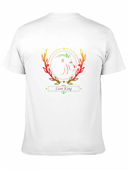 Lion King Graphic Tee - Black Cotton T-Shirt