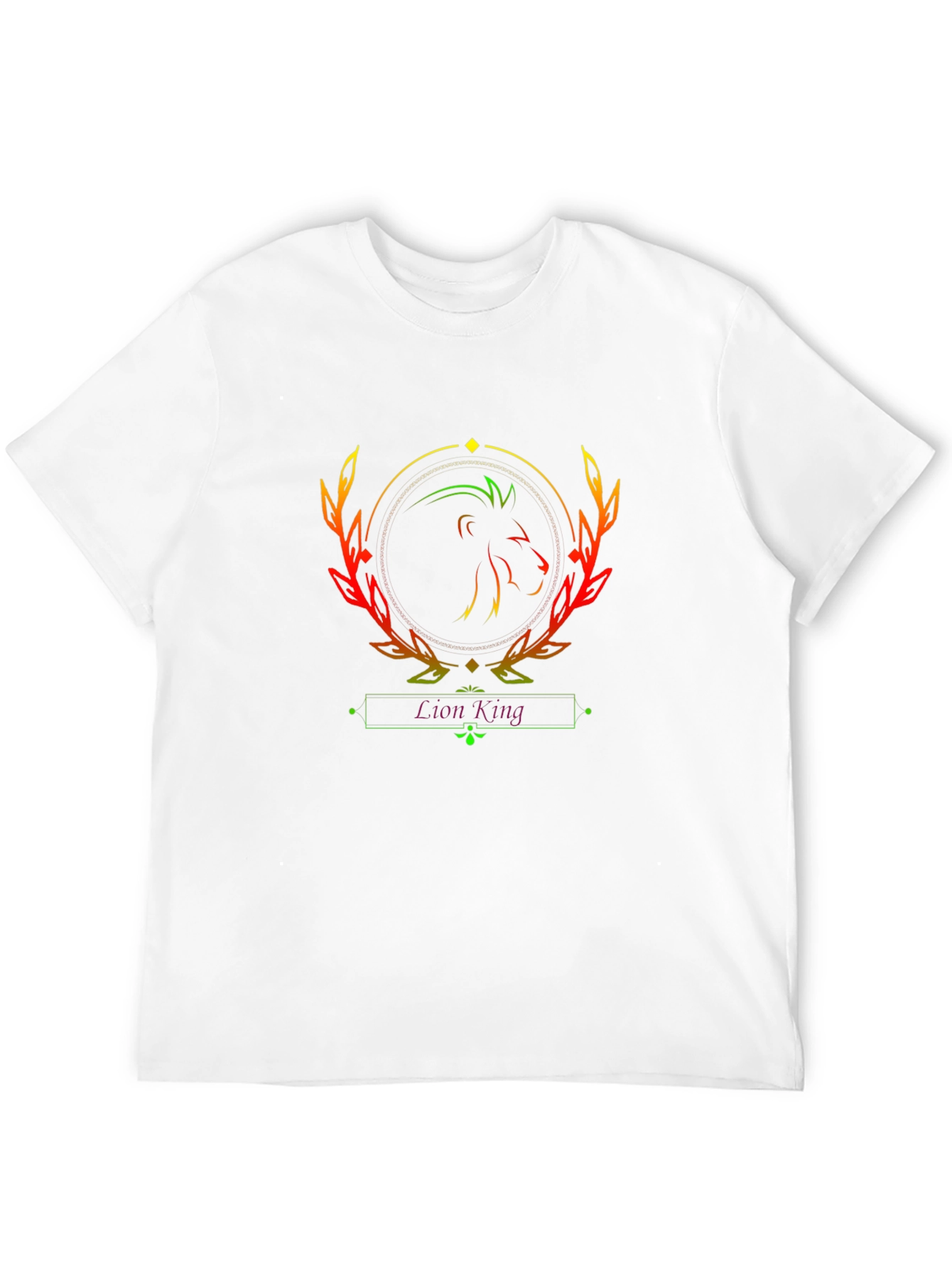Lion King Graphic Tee - Black Cotton T-Shirt