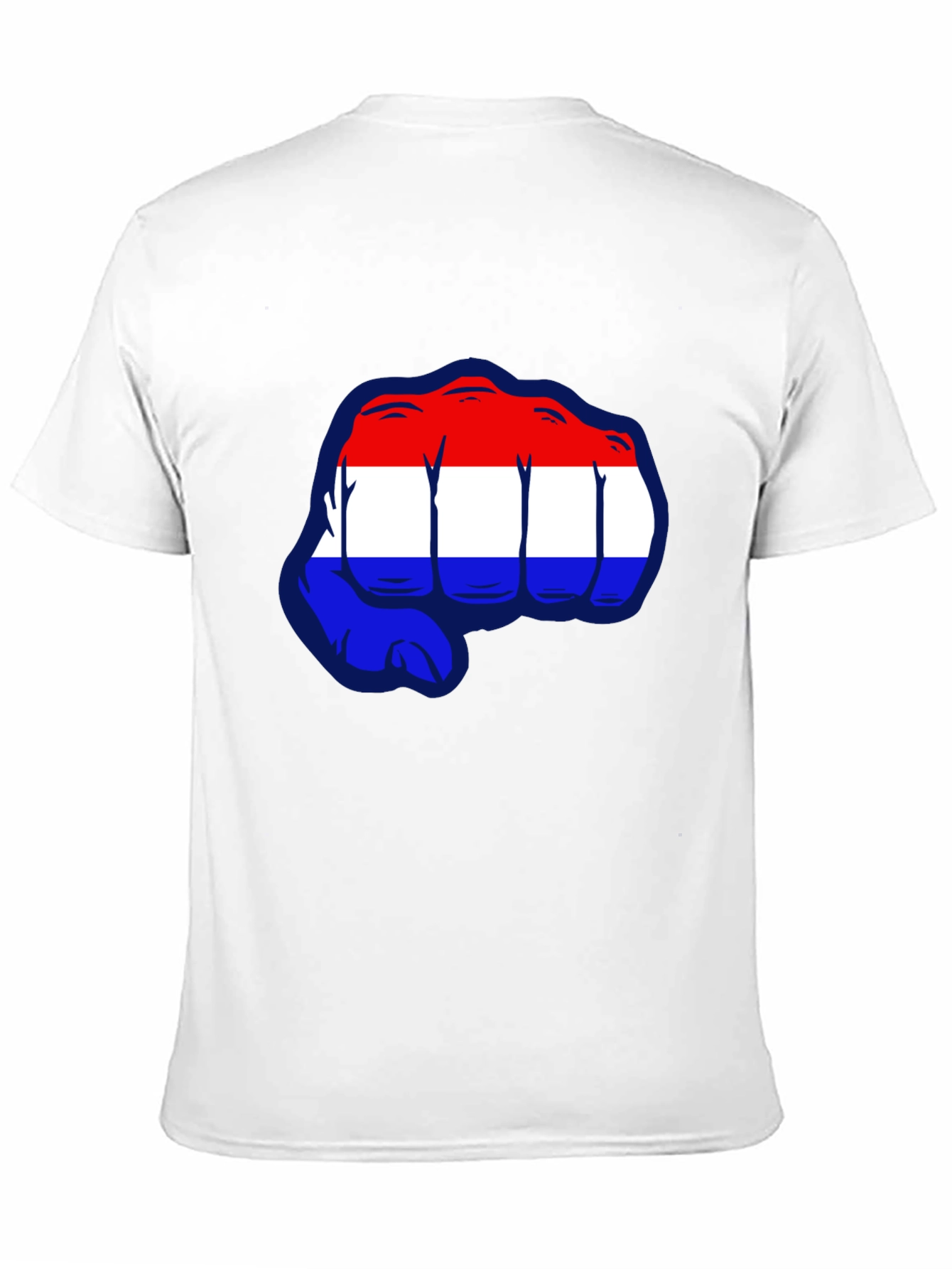 Netherlands Flag Fist Graphic T-Shirt