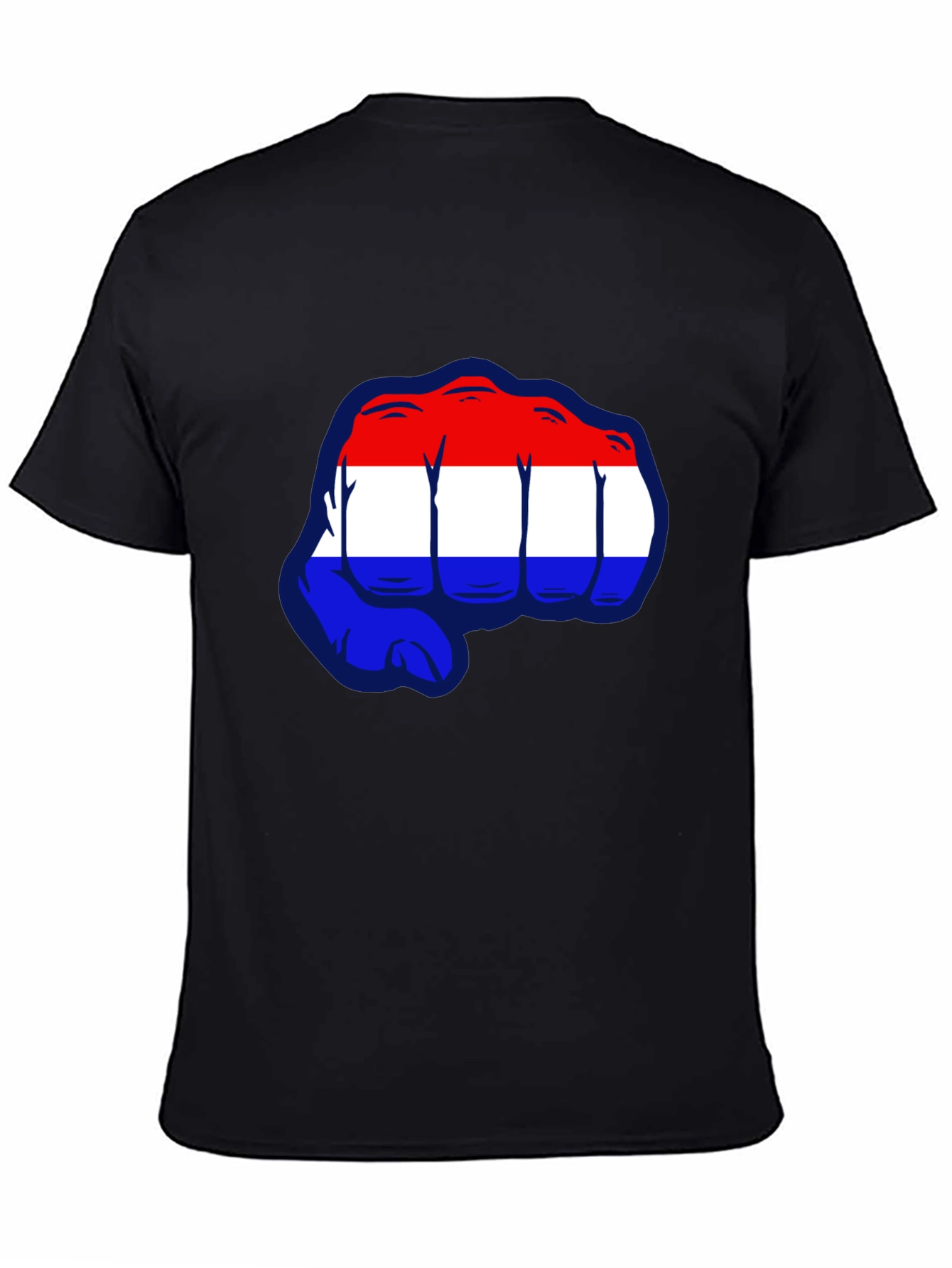 Netherlands Flag Fist Graphic T-Shirt