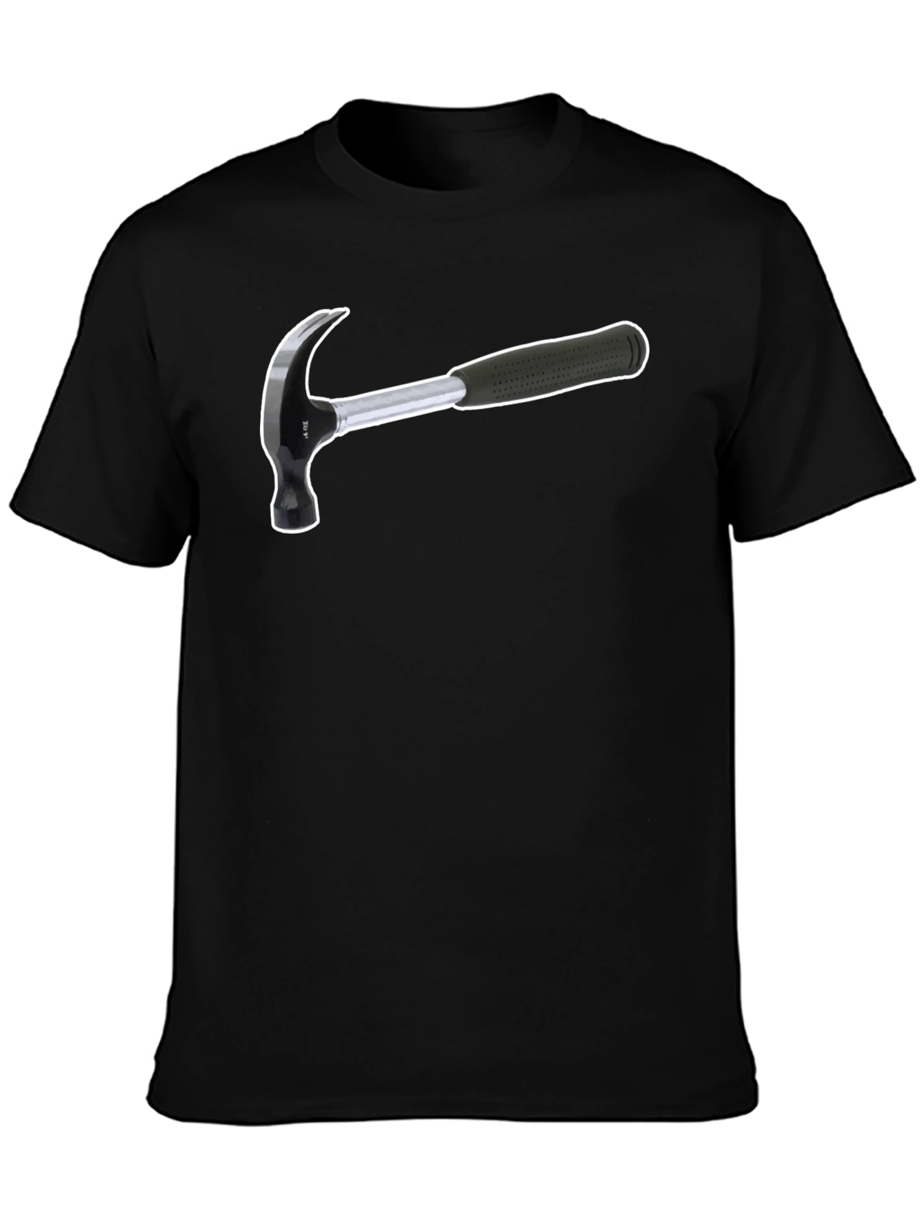Hammer Graphic T-Shirt - Black Cotton Tee