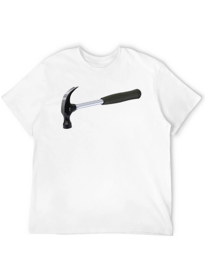 Hammer Graphic T-Shirt - Black Cotton Tee