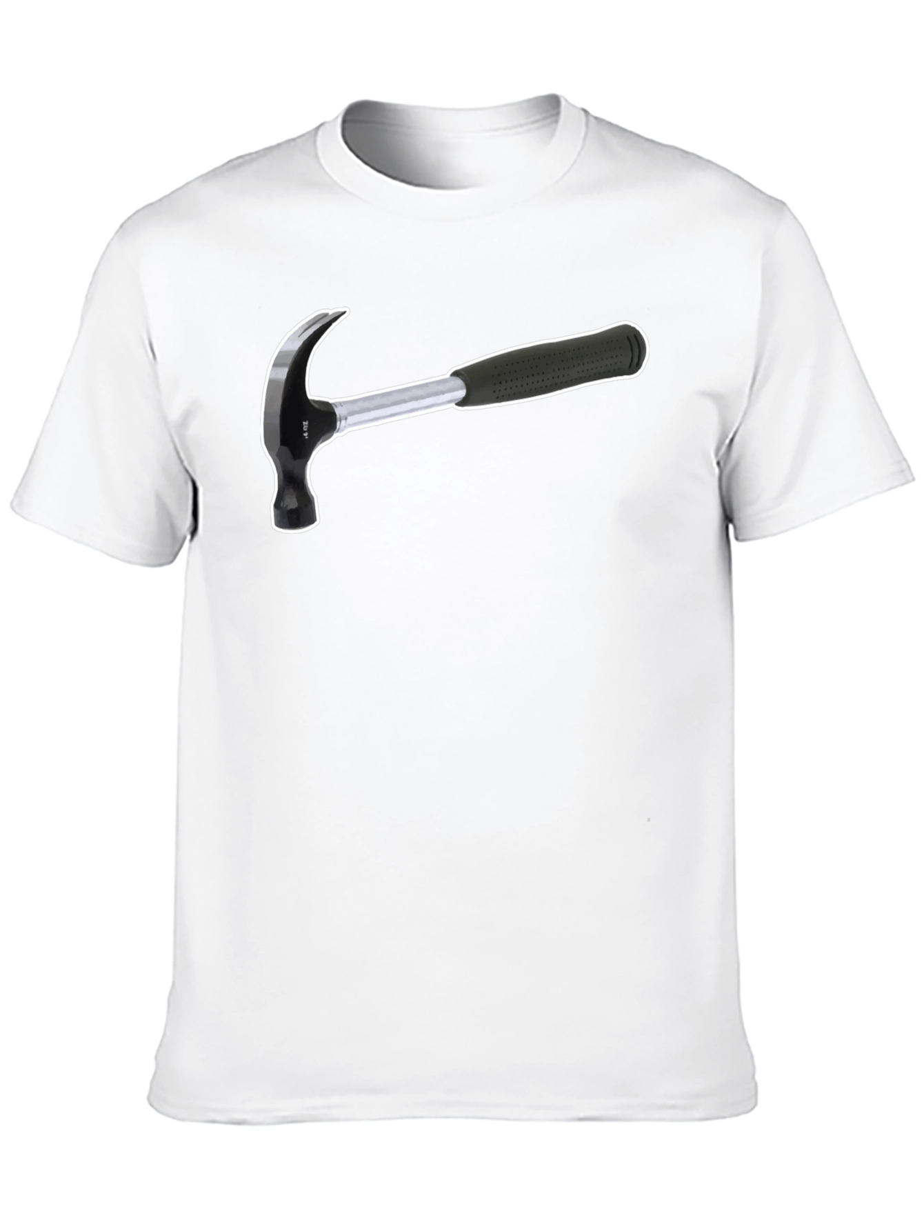 Hammer Graphic T-Shirt - Black Cotton Tee