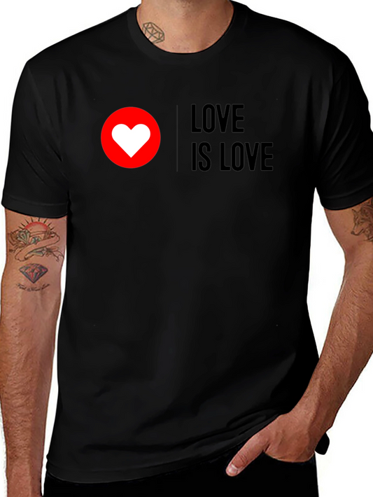 Love is Love T-Shirt - Black Pride Tee