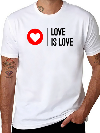 Love is Love T-Shirt - Black Pride Tee