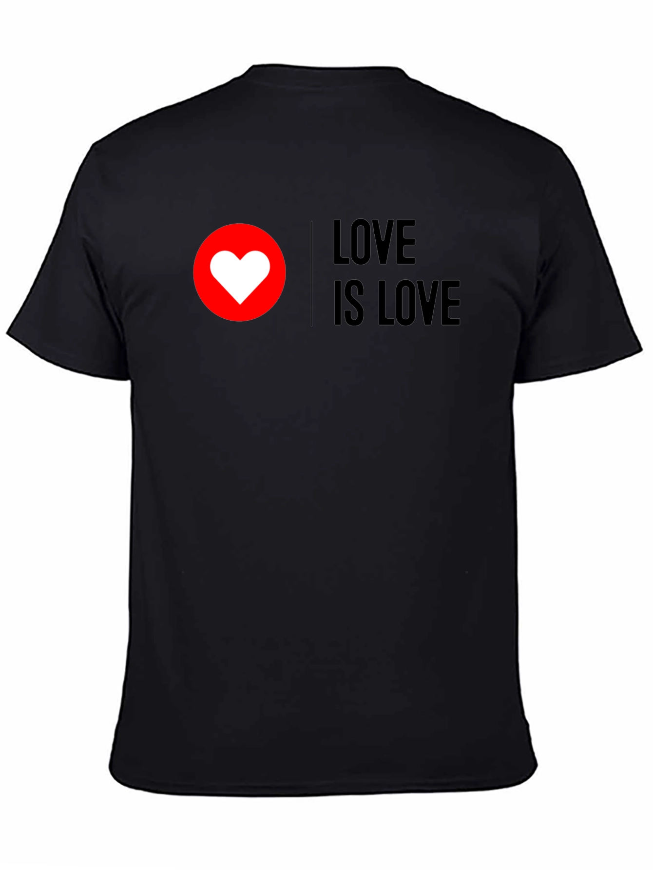 Love is Love T-Shirt - Black Pride Tee