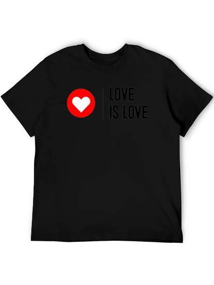 Love is Love T-Shirt - Black Pride Tee
