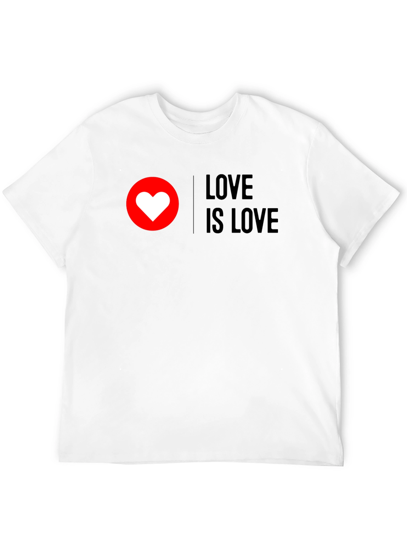 Love is Love T-Shirt - Black Pride Tee