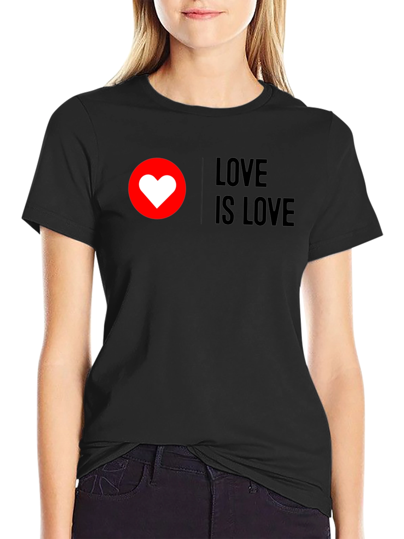 Love is Love T-Shirt - Black Pride Tee
