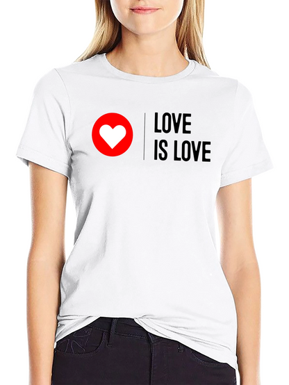 Love is Love T-Shirt - Black Pride Tee