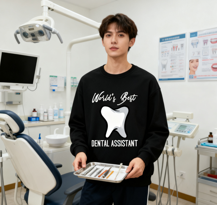 Unisex "World’s Best Dental Assistant" Career Pride Sweatshirt