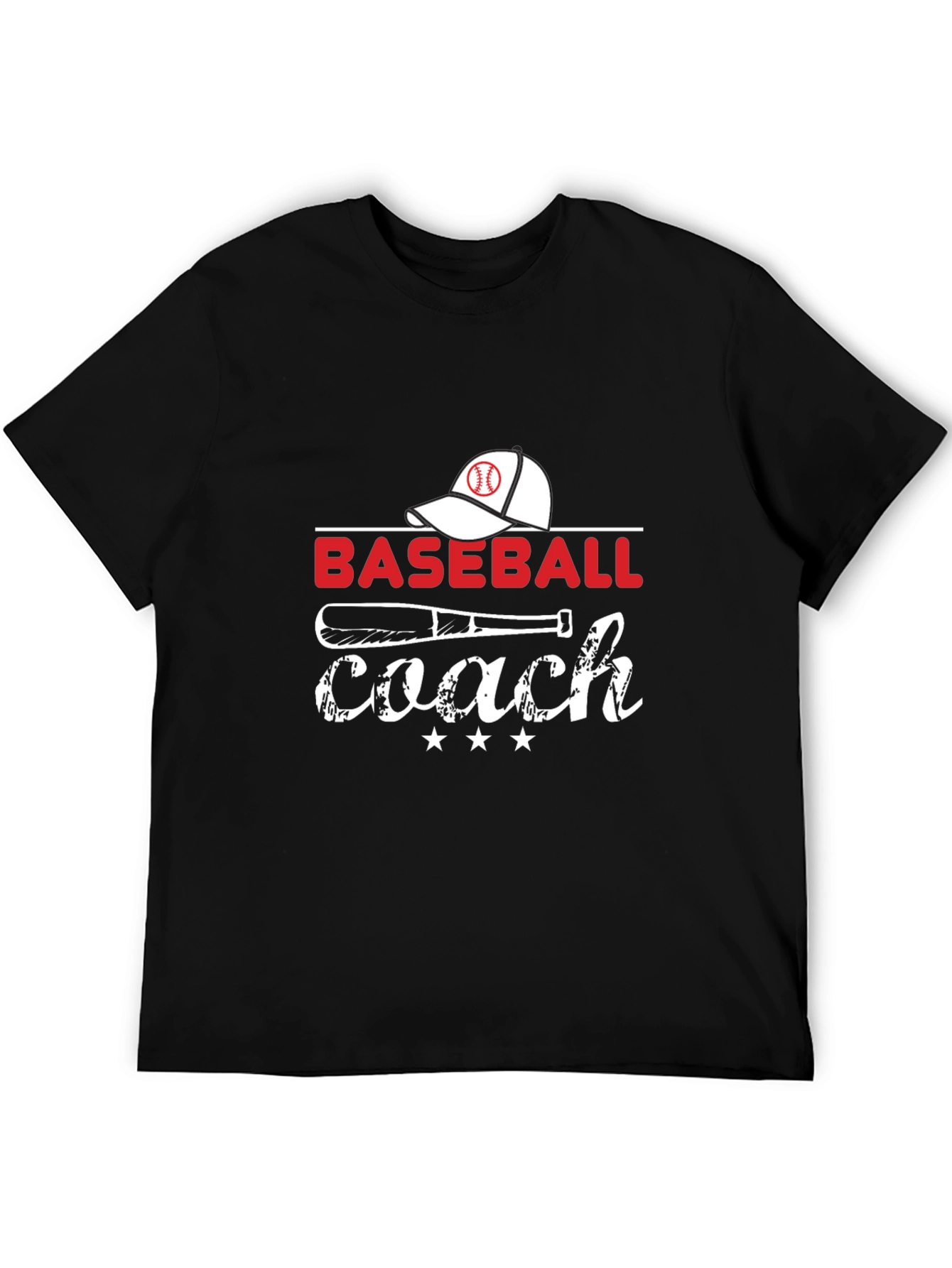 Baseball Coach Graphic T-Shirt