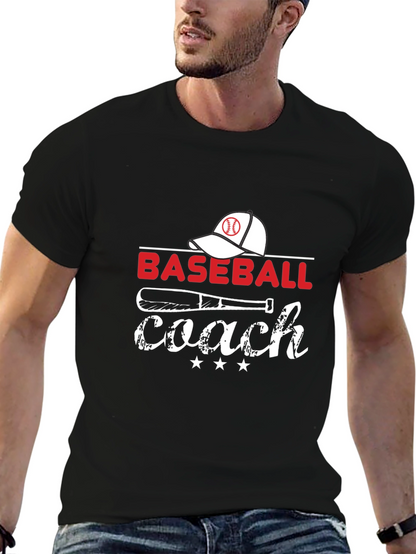 Baseball Coach Graphic T-Shirt