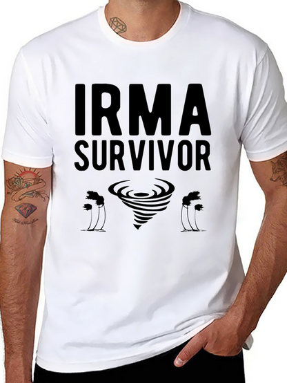 Irma Survivor T-Shirt Hurricane Relief Tee
