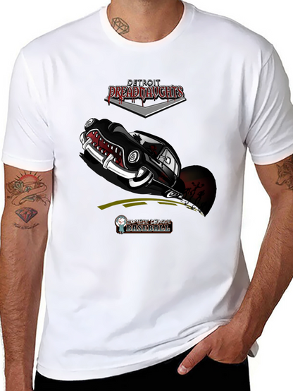 Detroit Dreadnaughts Zombie Baseball Graphic Tee