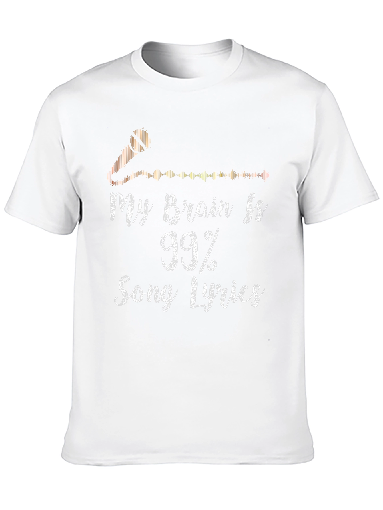 Song Lyrics T-Shirt - Music Lover Tee