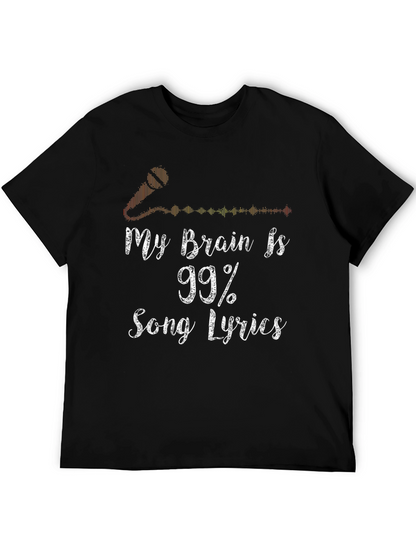 Song Lyrics T-Shirt - Music Lover Tee