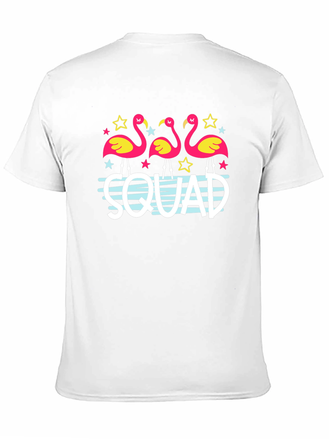 Flamingo Squad Black T-Shirt