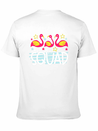 Flamingo Squad Black T-Shirt