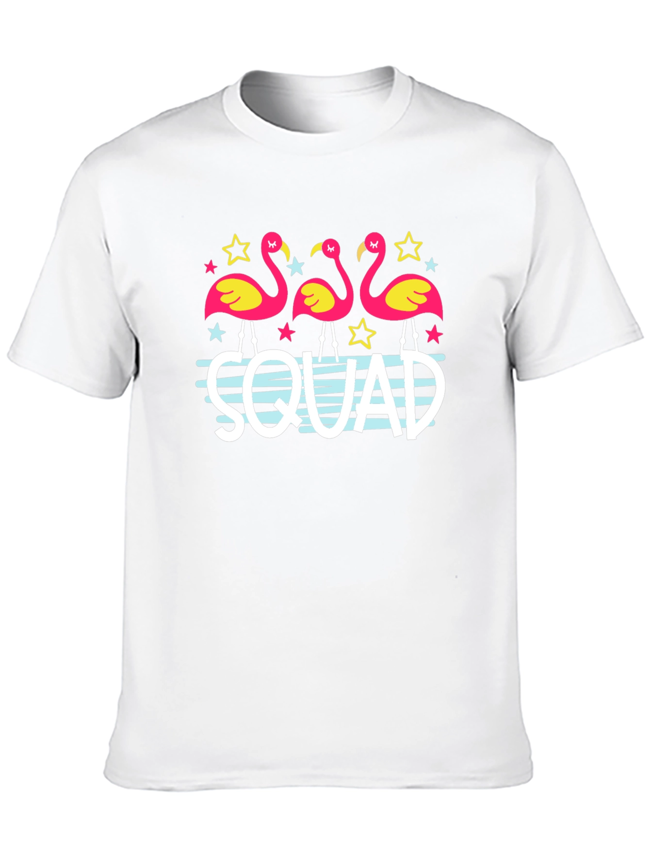 Flamingo Squad Black T-Shirt