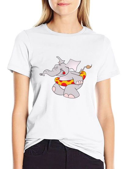 Elephant with Float T-Shirt