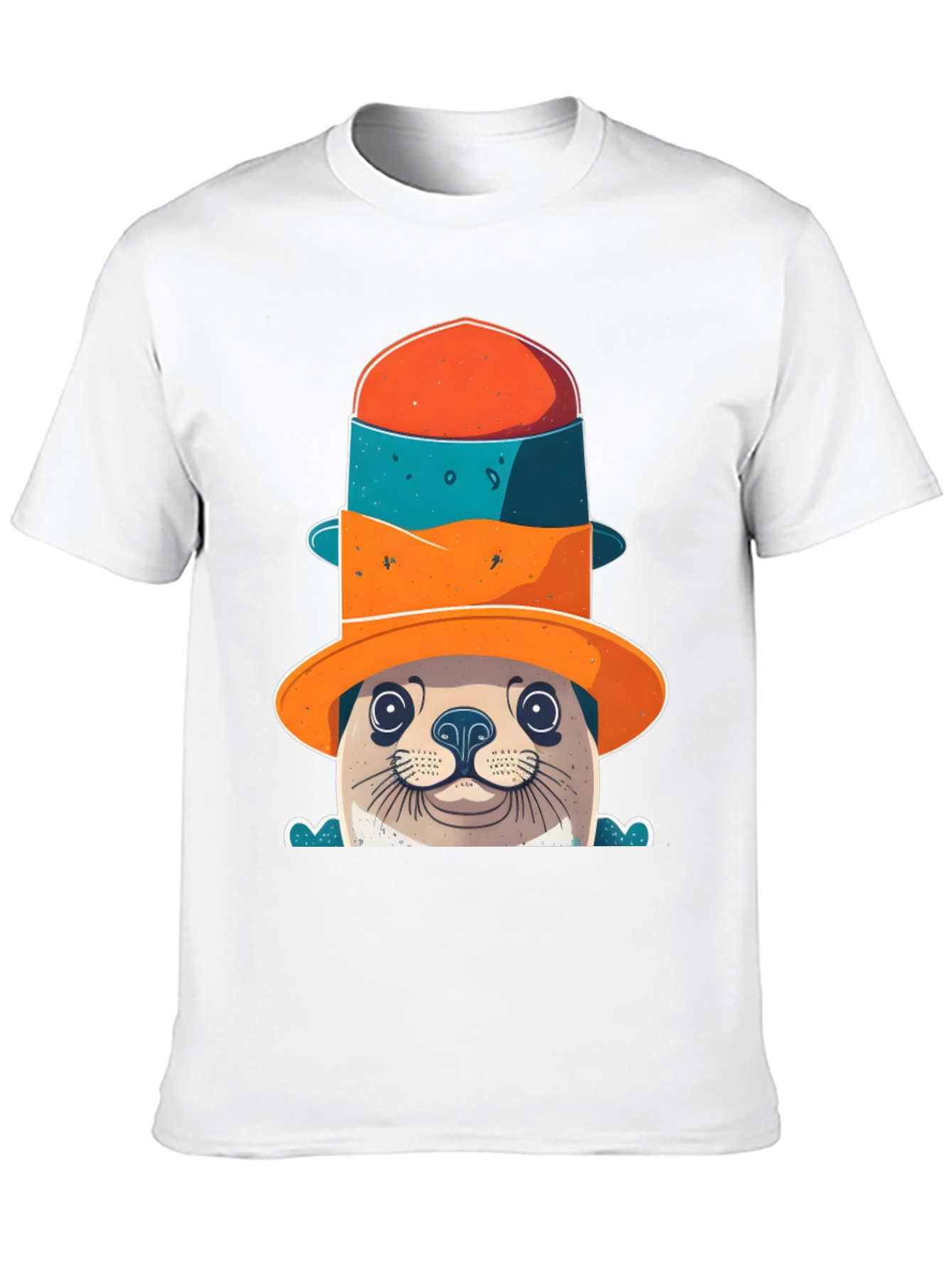 Seal in a Hat Graphic Tee