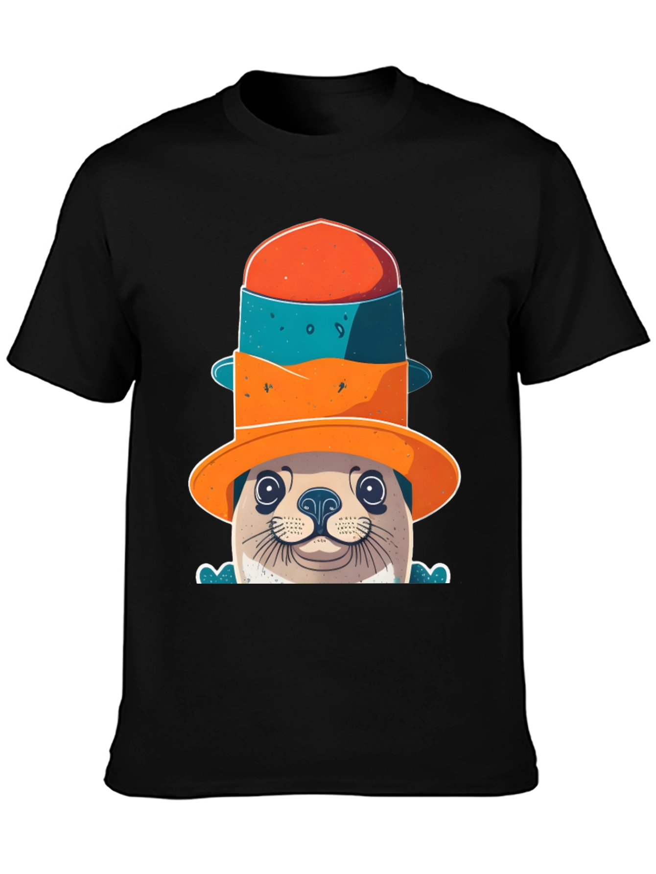 Seal in a Hat Graphic Tee