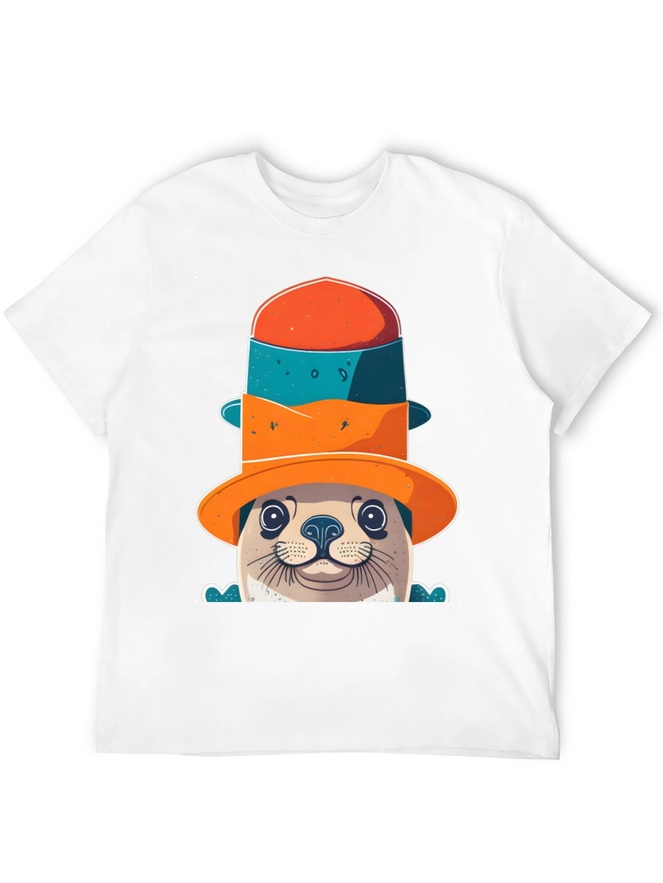 Seal in a Hat Graphic Tee