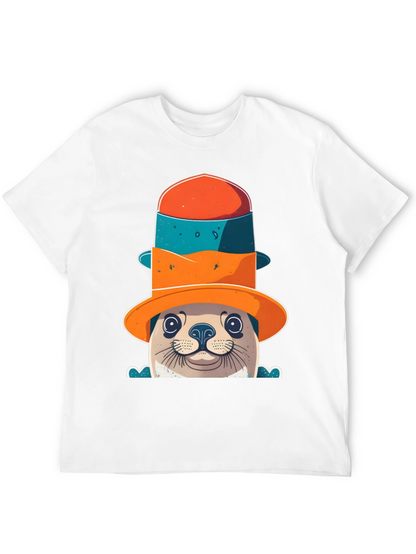 Seal in a Hat Graphic Tee