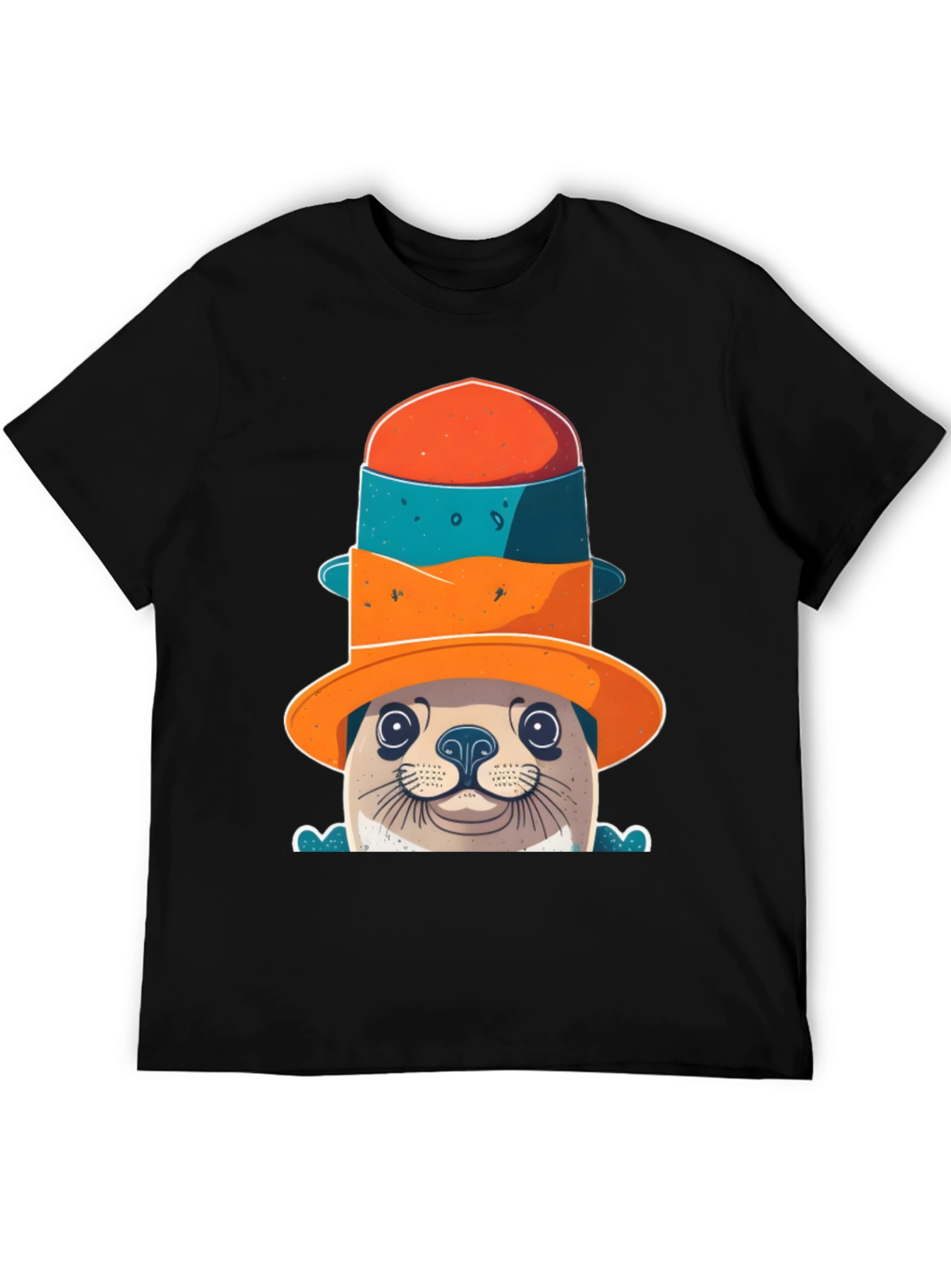 Seal in a Hat Graphic Tee