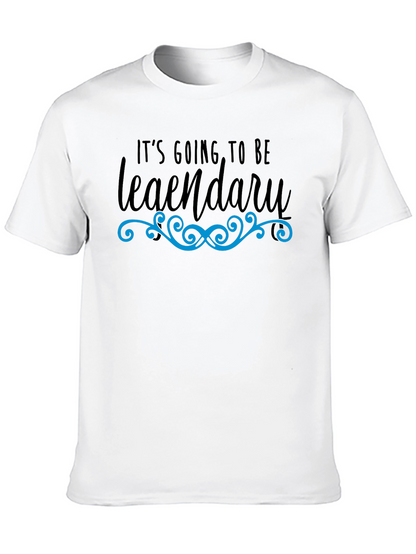 Legendary Graphic Tee - Black Cotton T-Shirt