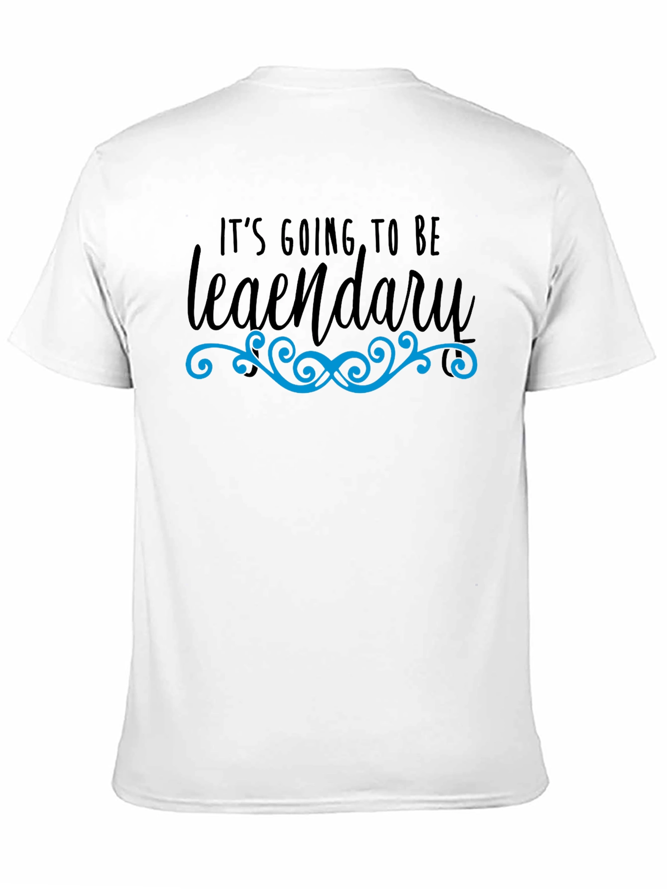 Legendary Graphic Tee - Black Cotton T-Shirt