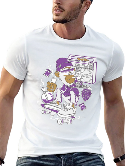 Monkey Skater T-Shirt - Cool Graphic Tee