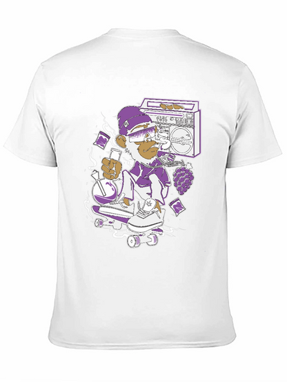 Monkey Skater T-Shirt - Cool Graphic Tee