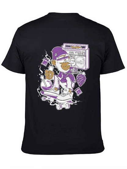 Monkey Skater T-Shirt - Cool Graphic Tee