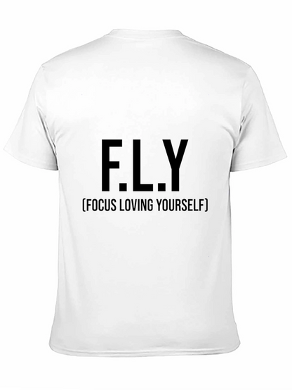F.L.Y (Focus Loving Yourself) Black T-Shirt