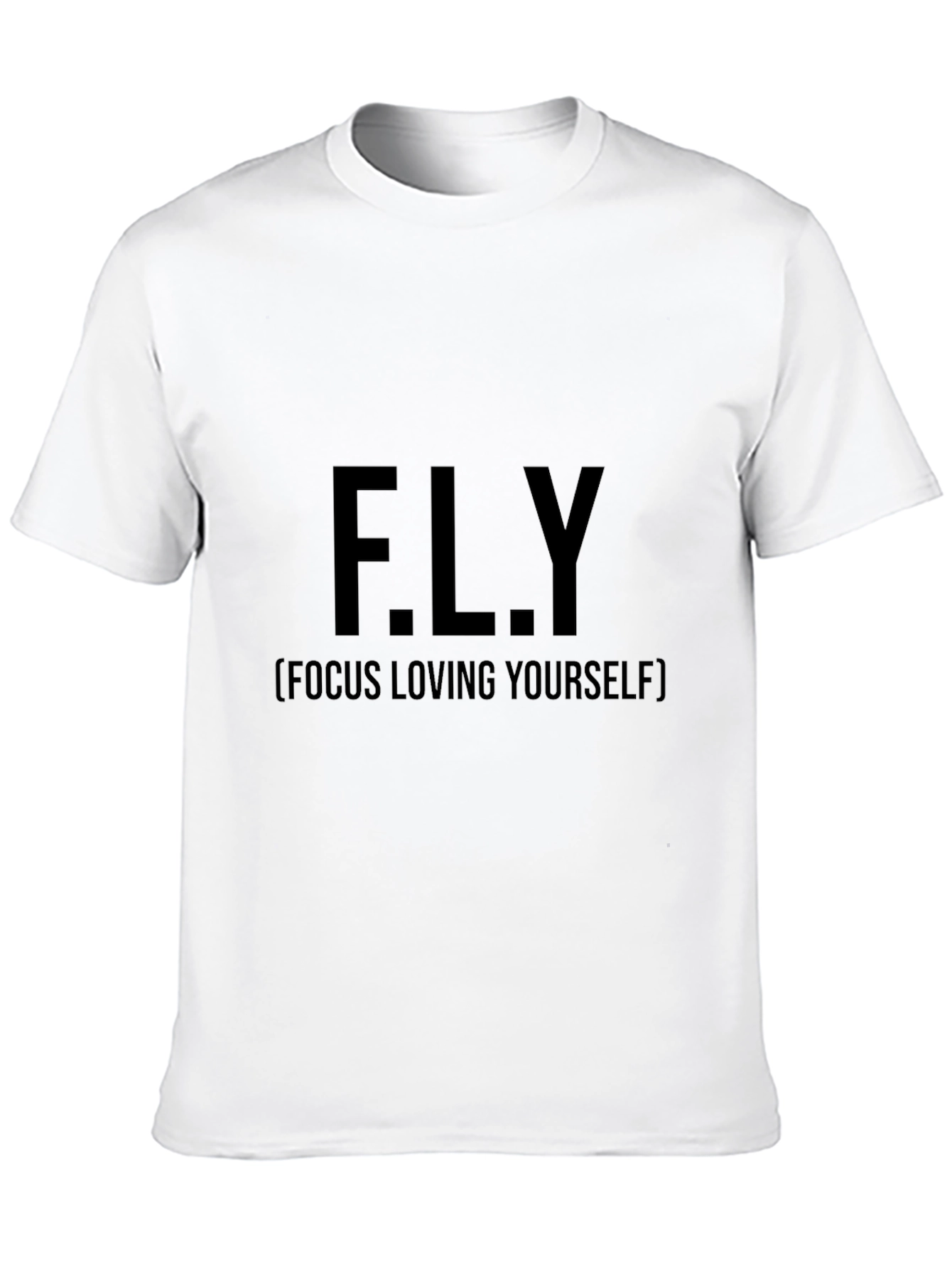 F.L.Y (Focus Loving Yourself) Black T-Shirt