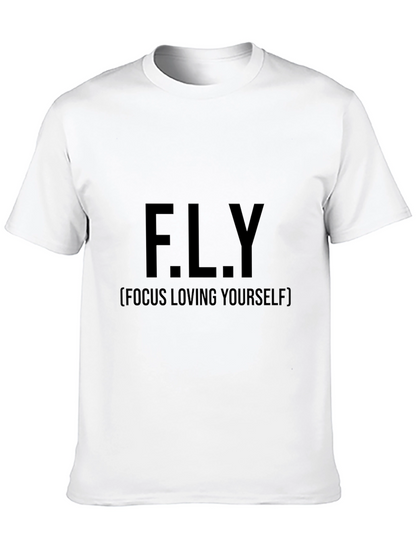 F.L.Y (Focus Loving Yourself) Black T-Shirt