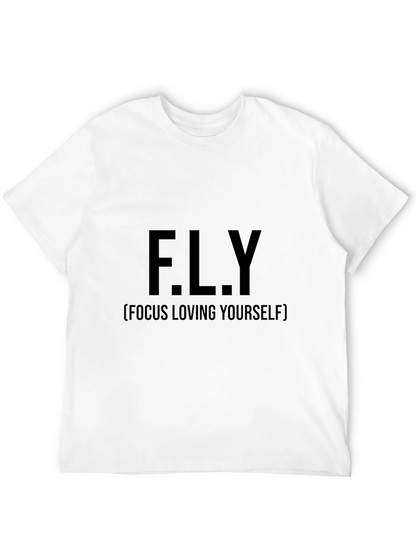 F.L.Y (Focus Loving Yourself) Black T-Shirt
